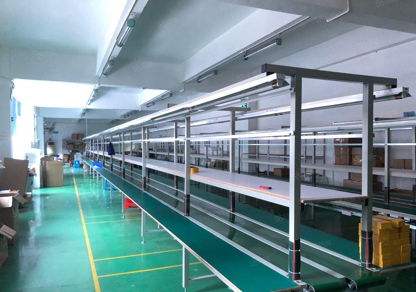 沙井黄埔楼上800 村委厂房 水电到位 带办公室拎包生产