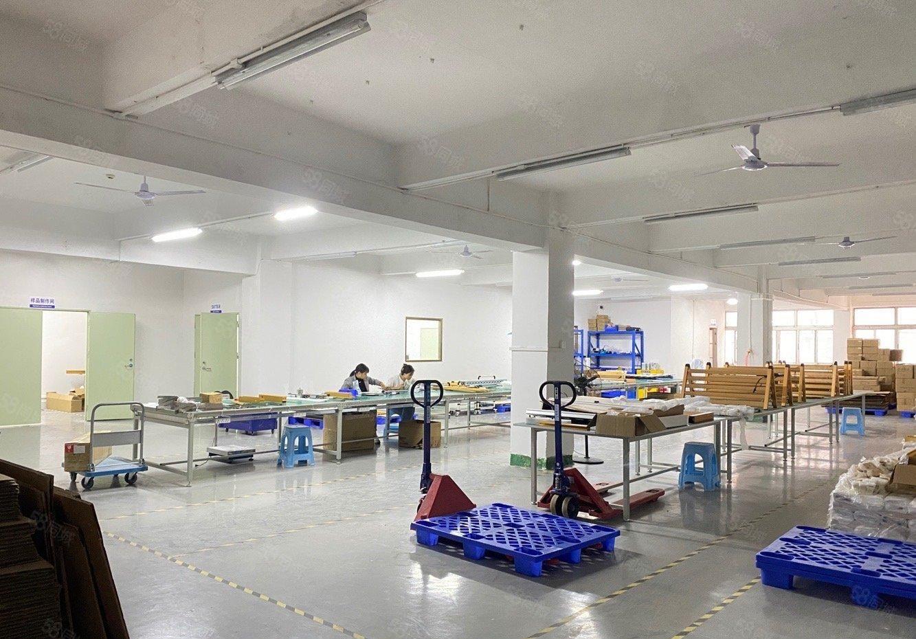 石岩塘头楼上1150平方精装修原房东红本工业仓库厂房出租