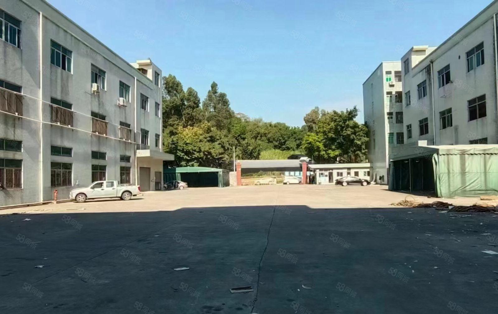 松岗塘下涌新出独门独院厂房一楼整层1850平方空地超大