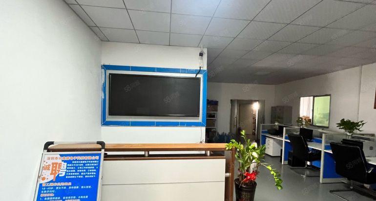 宝安福永1233平地铁口精装修无尘车间厂房仓库写字楼低价出租