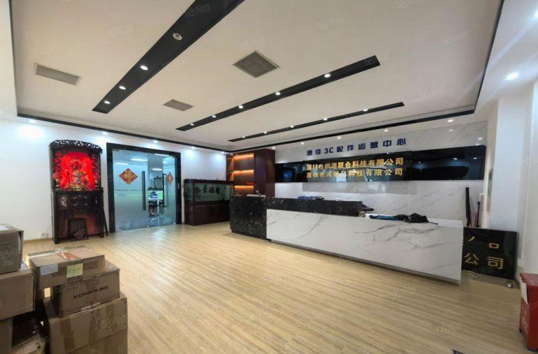 西乡鹤洲原房东2000平红本精装修办公室仓库厂房出租大型园区