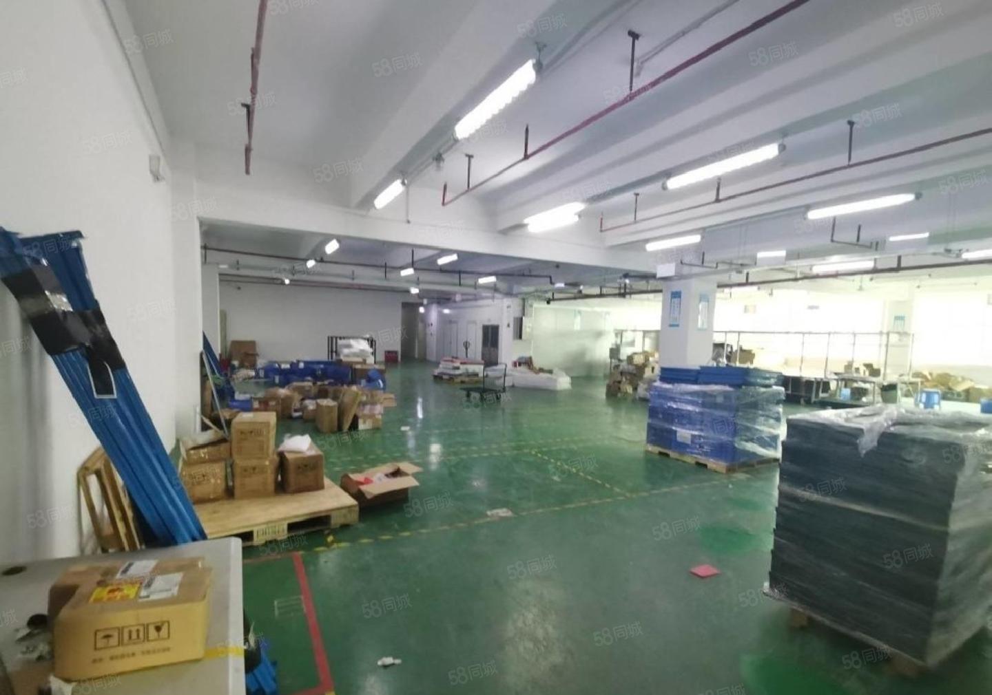 松岗地铁口楼上2050平带精装修 厂房出租