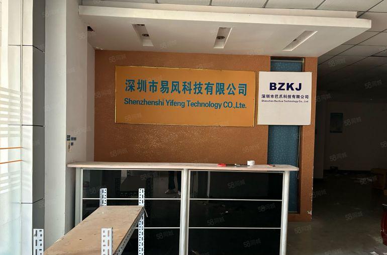 沙井工业园楼上500平精装修原房东实际面积仓库厂房低价出租