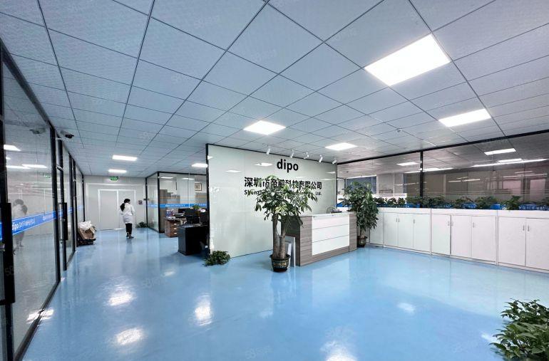 原房东沙井地铁口楼上500平精装修厂房办公室出租可分租好招工