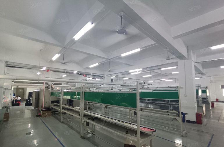 西乡固戍原房东直租，带装修独立半层908平厂房出租，使用率高