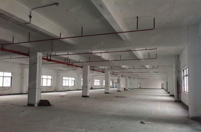 西乡宝田前进路楼上带装修厂房仓库1800平，靠主路边低价出租