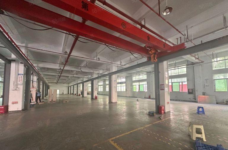 福永白石厦工业区独院一楼1800平高6米电改园区一手房东厂房