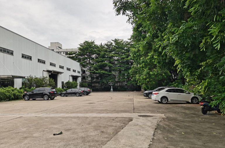 宝安松岗主干道独门独院单一层滴水10米钢构空地6000方