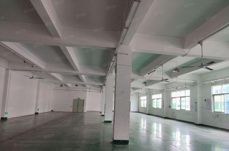 沙井沙三楼上1400平厂房出租有精装修前台办公室水电齐全