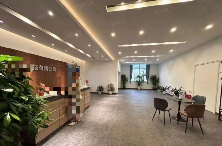 松岗地铁口整层2000平方原房东带豪华装修厂房出租红本重工业