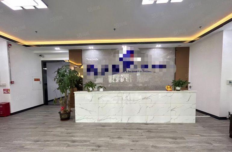 松岗花园式园区楼上豪华精装修2000平厂房出租原房东实际面积