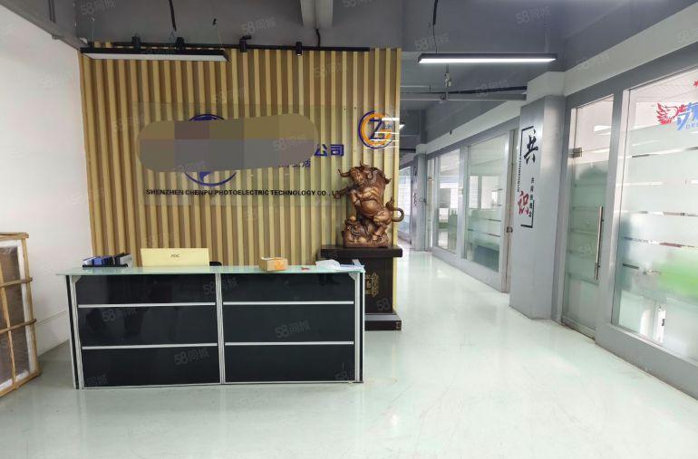 福永107国道边原房东楼上1000平米精装修无尘车间厂房出租