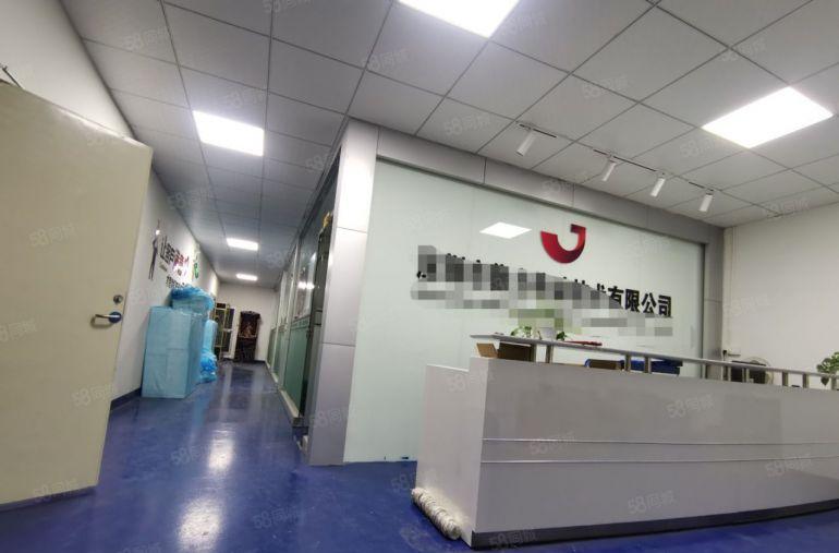 沙井后亭地铁口附近大型园区300平带装修厂房出租可分租有红本