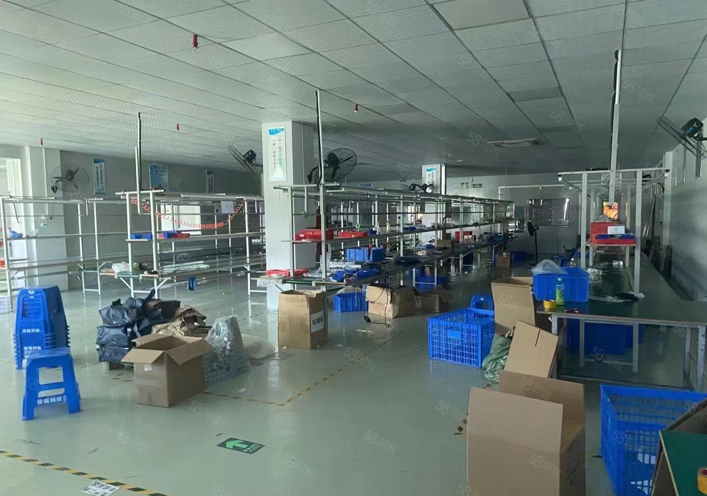 新安兴东楼上1300平厂房，可分租可仓库可生产，大车进出方便