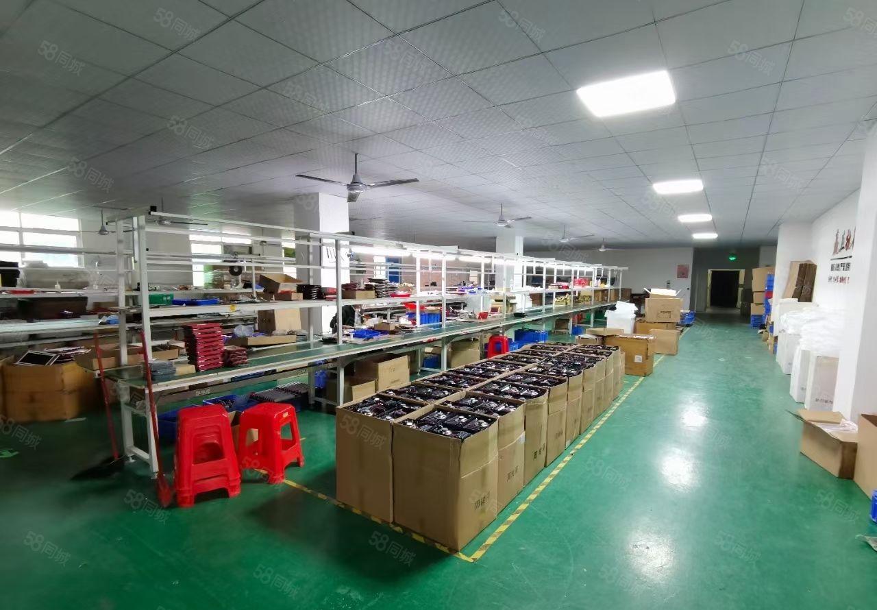 沙井原房东红本精整层装修800平米工业园区厂房出租仓库电商