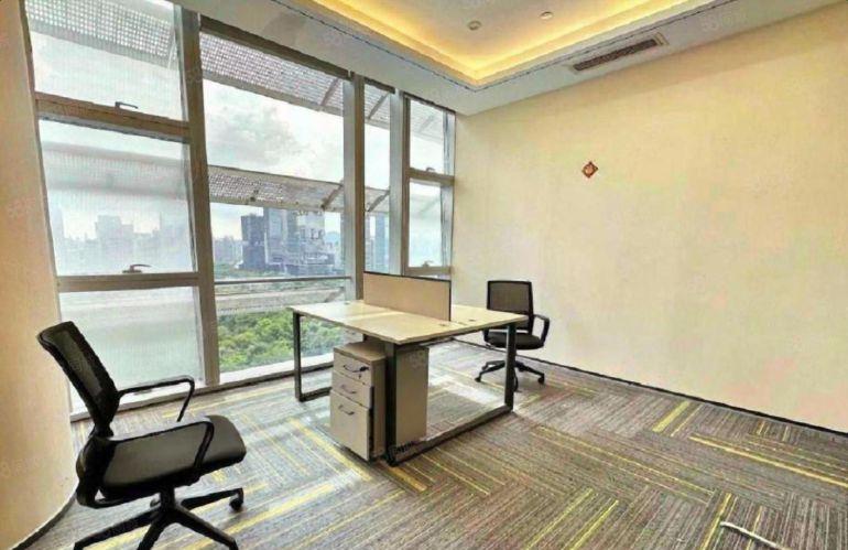 原房东直租 西乡地铁站精装办公室500平实际面积带家具急急急