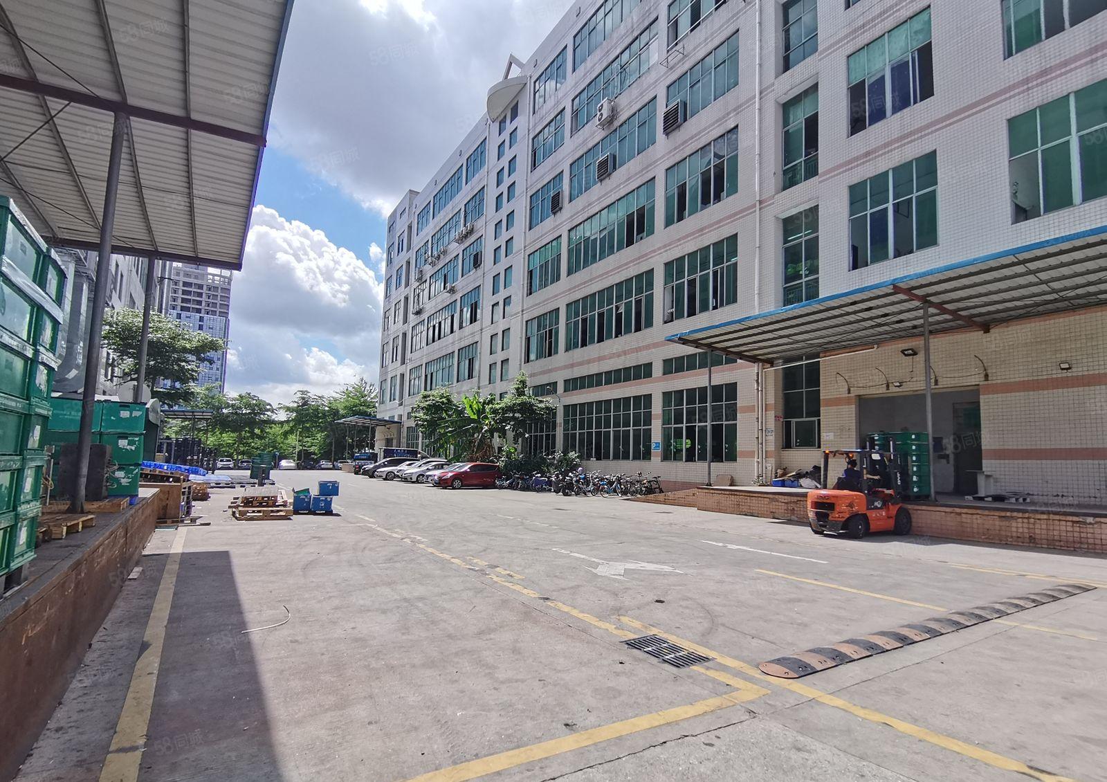 松岗沙浦围工业区1楼2楼厂房各1300平办公仓库厂房出租分租