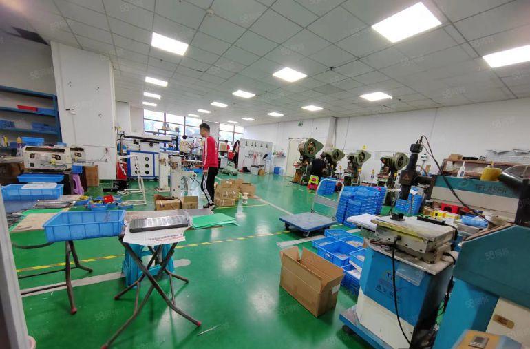 沙井后亭地铁口二楼500平带装修厂房出租仓库分租办公研发组装
