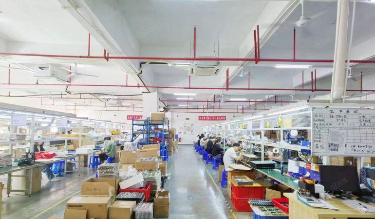 沙井新发工业园1.5万红本厂房出租大小可分200起分一楼6米