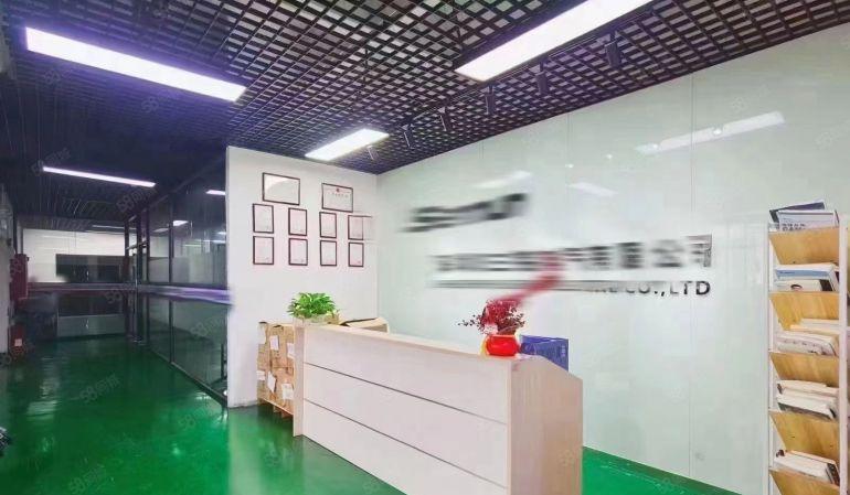 沙井新桥高速口工业园区精装修1500平厂房出租仓库出租低价