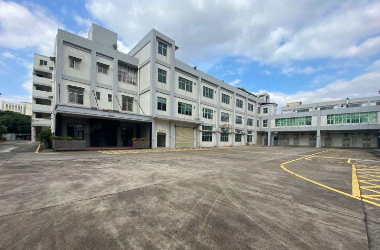 松岗原房东红本精装修独院3层11650平带无尘车间厂房出租