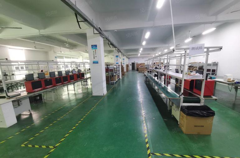 福永桥头地铁站附近原房东2200平米精装修厂房仓库低价出租