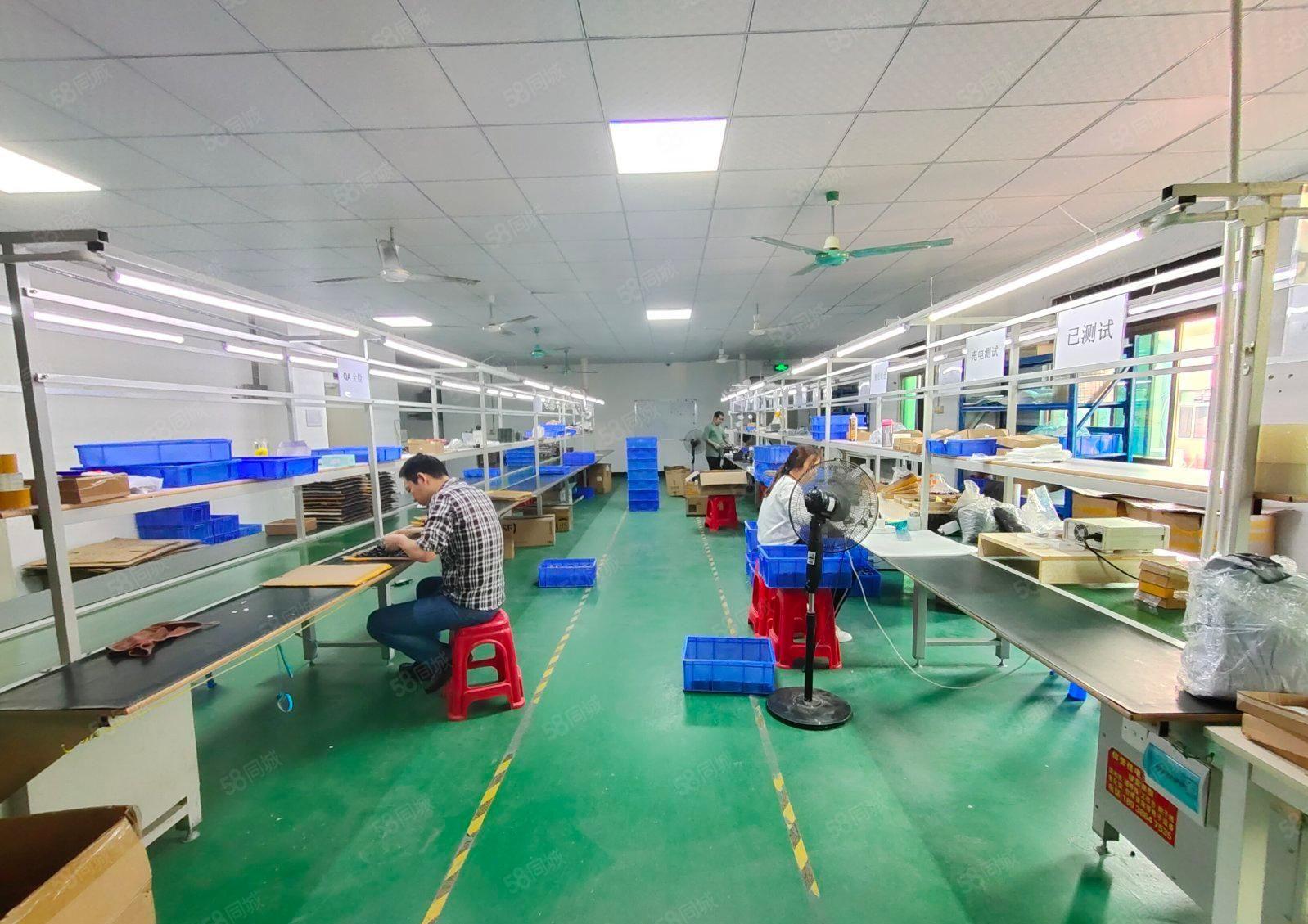 西乡固戍地铁站600平楼上整层带装修厂房仓库出租大小分租整租