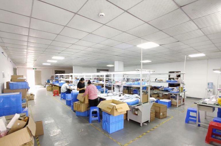 沙井街道村委低价厂房精装600平办公室研发贸易电商仓库出租