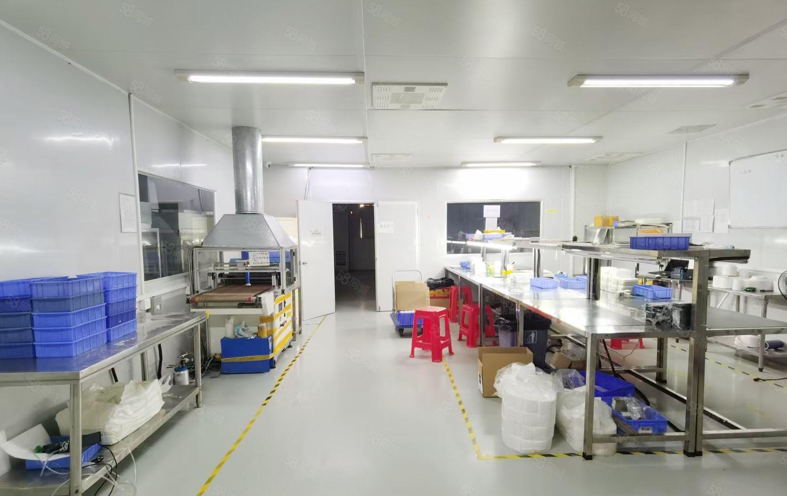 沙井楼上九成新精装修厂房1500平无转让费业主出租