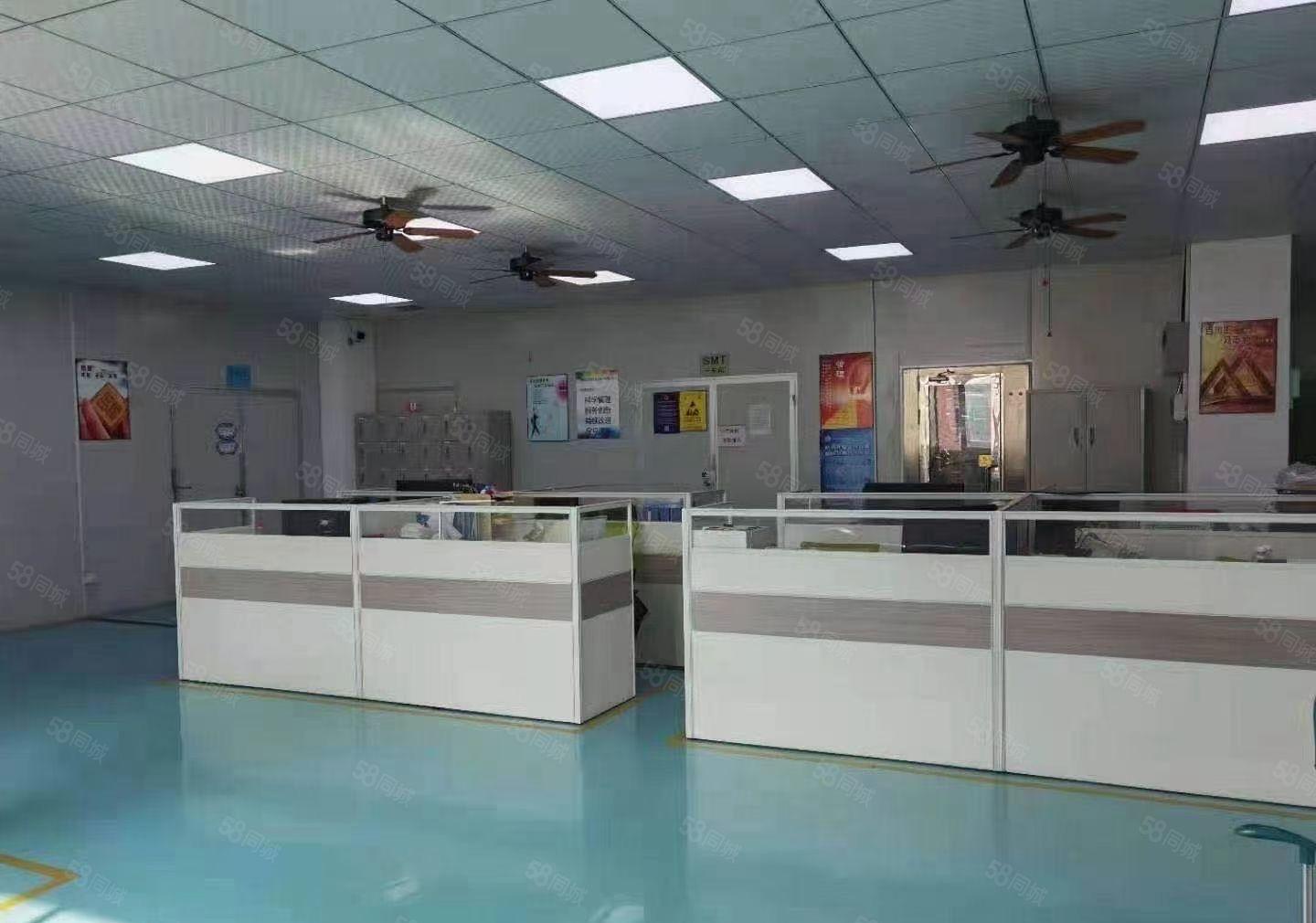 福永厂房1500平出租地铁口附近原房东精装修厂房不要转让费