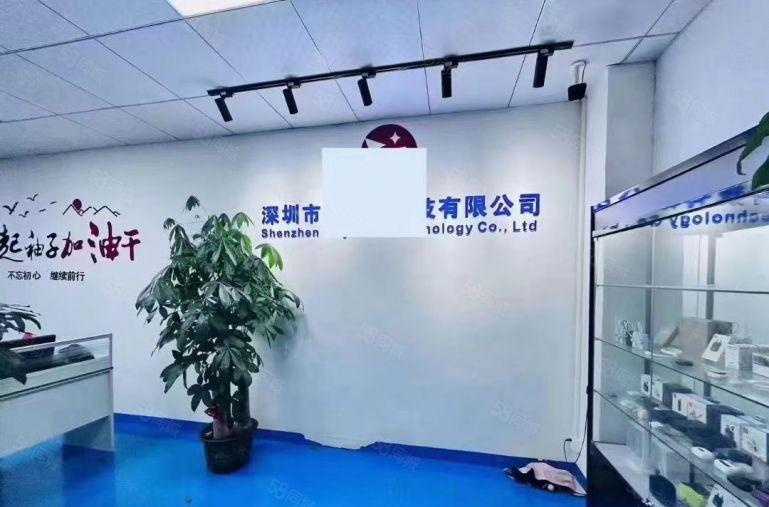 宝安石岩石龙仔650平楼上原房东豪华精装修厂房出租水电齐全