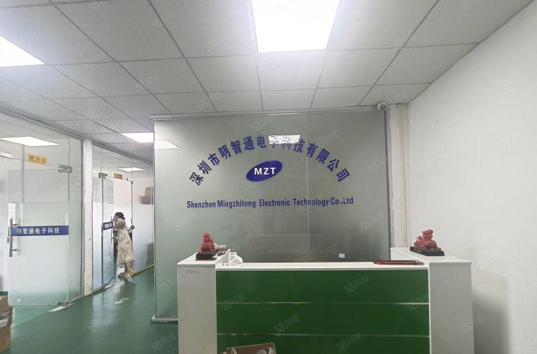 松岗燕川工业园区楼上精装修500平厂房出租小面积办公仓库设备