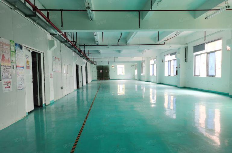 西乡宝运达地铁站附近二楼厂房1380平精装修车间办公主电还在