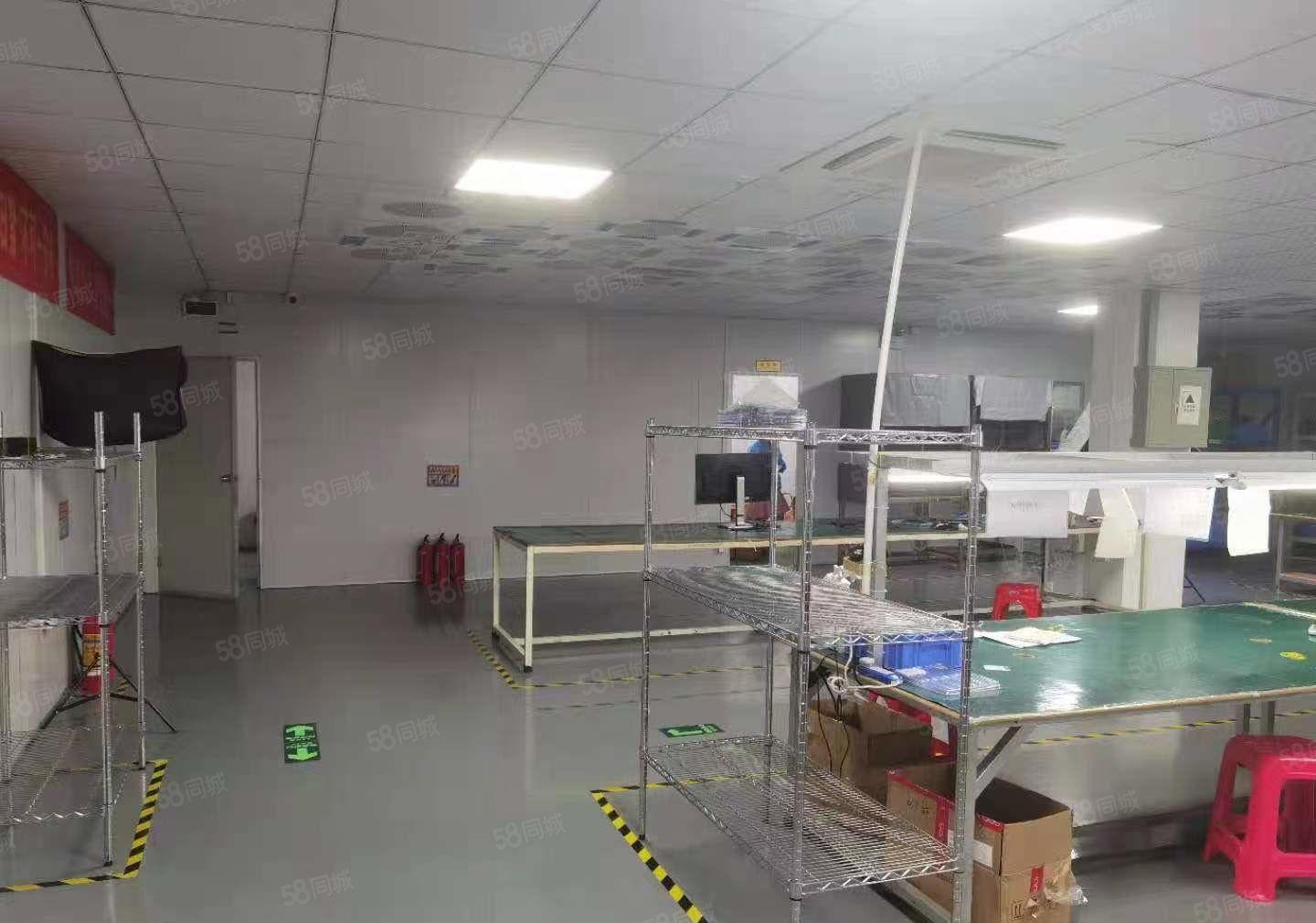 松岗红星楼上新出2000平米带装修厂房 宝安大道旁 水电齐全