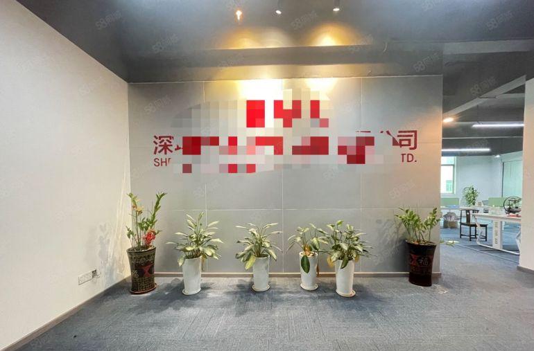 西乡固戍工业园，带装修550平办公厂房仓库出租，园区形象好