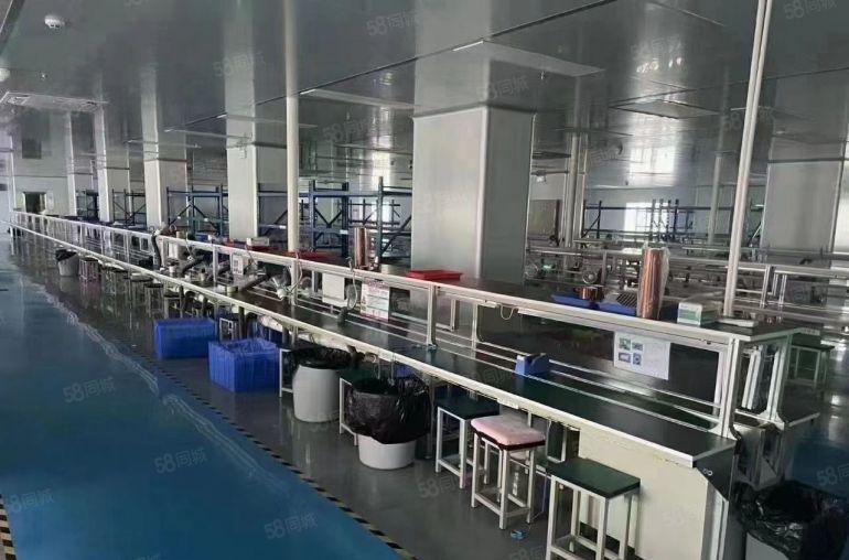 松岗原房东独院厂房三层5800平方现成无尘车间出租