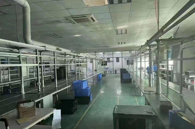 松岗东方原房东独门独院二楼1500平带精装修厂房仓库低价出租