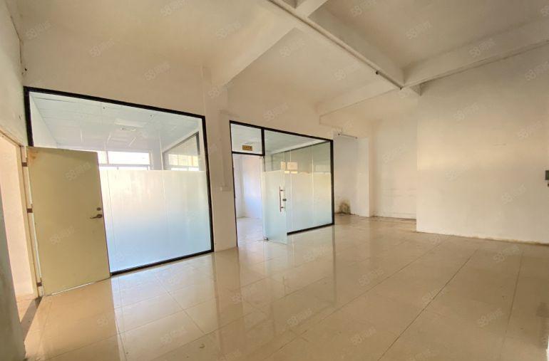 松岗溪头地铁口350平精装修玻璃办公室厂房出租水电齐全采光好