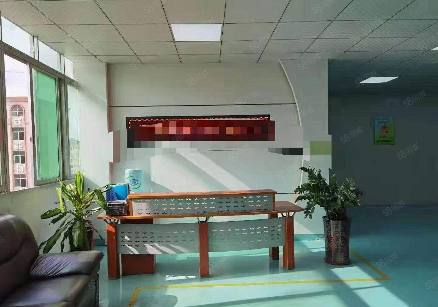 福永厂房1500平出租地铁口附近原房东精装修厂房不要转让费