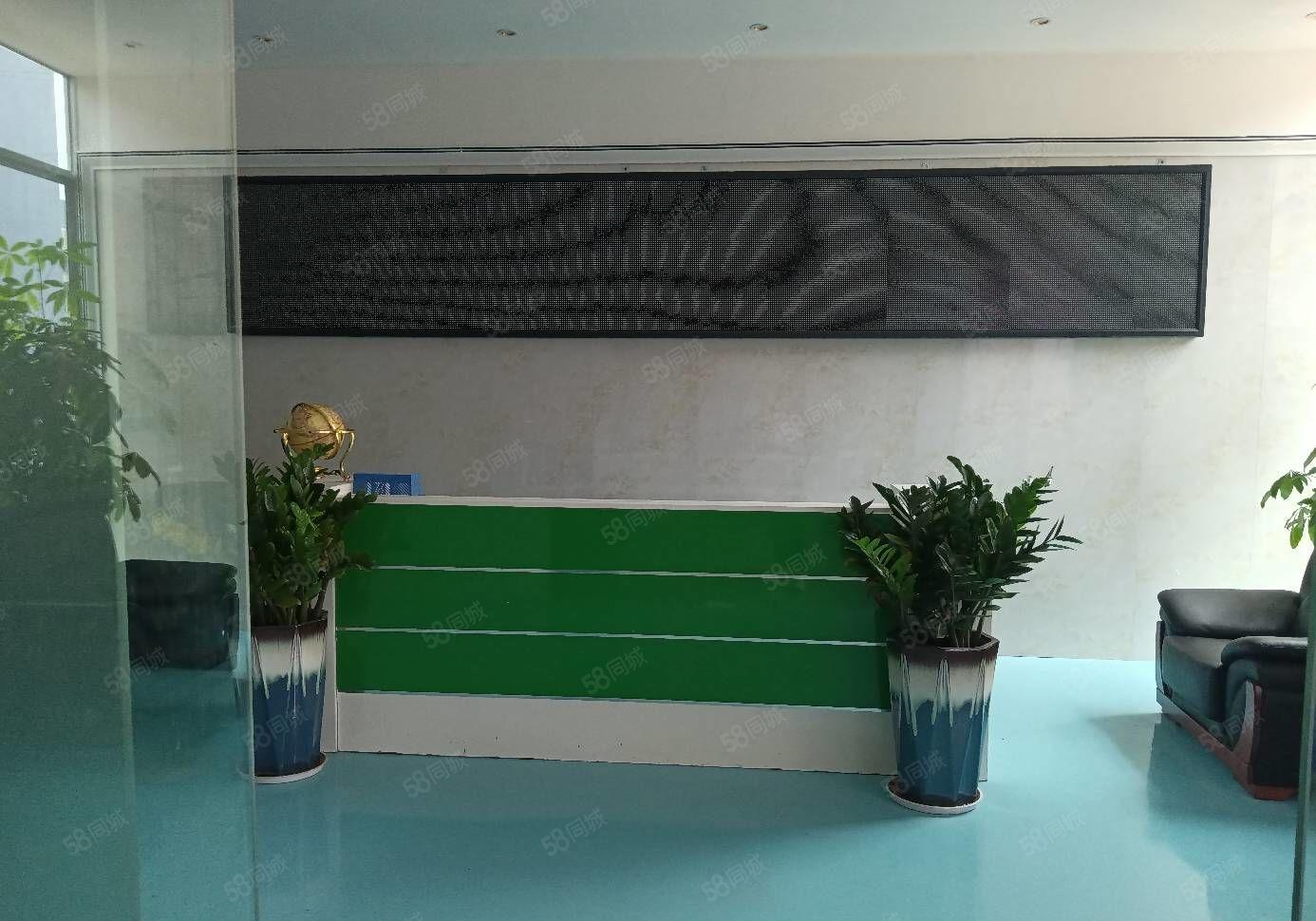 沙井地铁口工业园新出厂房楼上1000平方现有装修办公室前台