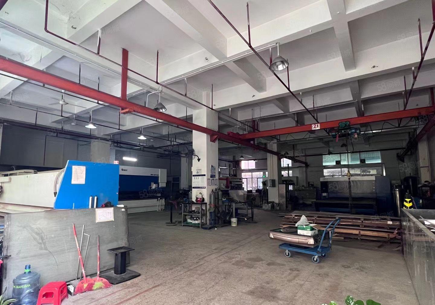 西乡九围黄麻布簕竹角工业区一楼二楼各750平米带装修厂房出租