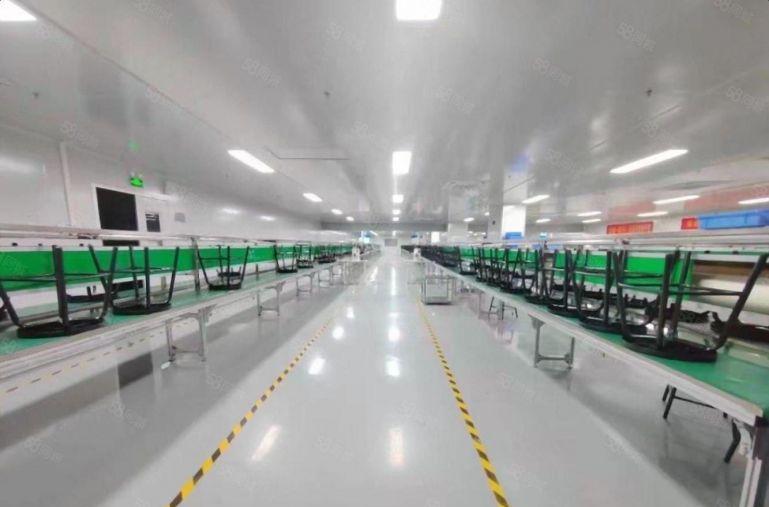 宝安西乡楼上500到1700平精装修厂房无尘车间办公出租分租