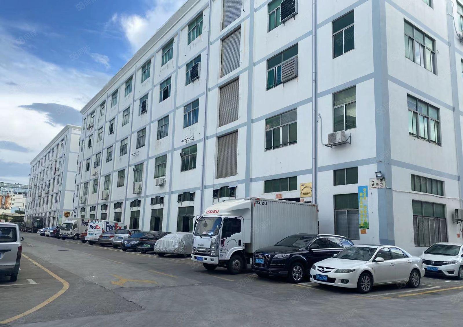 沙井工业园独门独院原房东厂房整栋出租可分租一楼空地大可进拖头