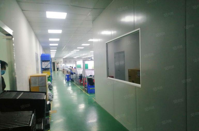 松岗碧头地铁站附近原房东红本独院厂房二楼无尘车间716平出租