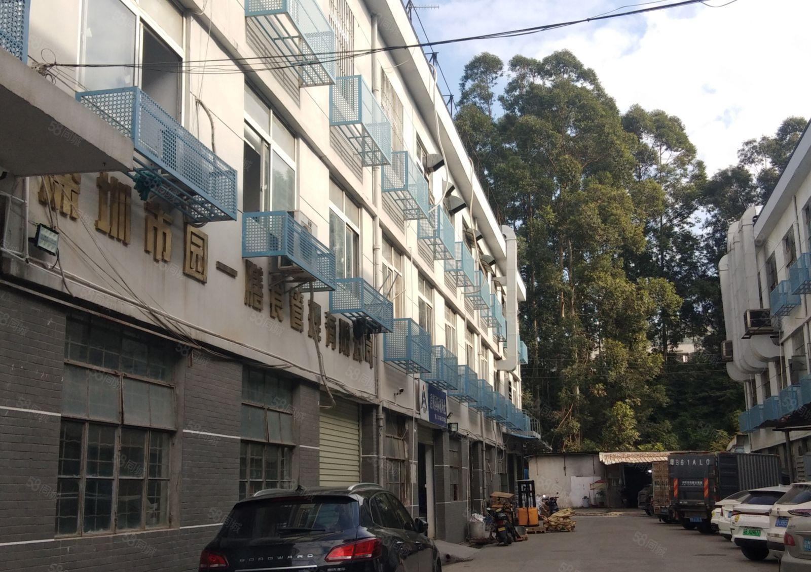 西乡黄田公交站附近园区楼上375平带装修，有吊机口