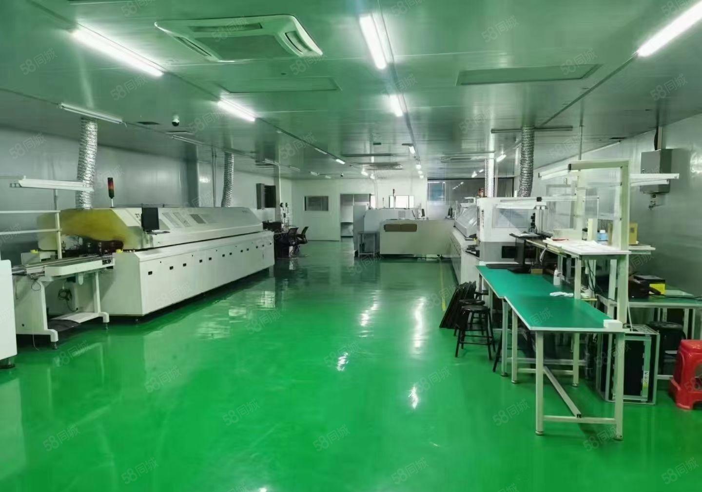 松岗原贴片厂房680平方出租带装修不要转让费