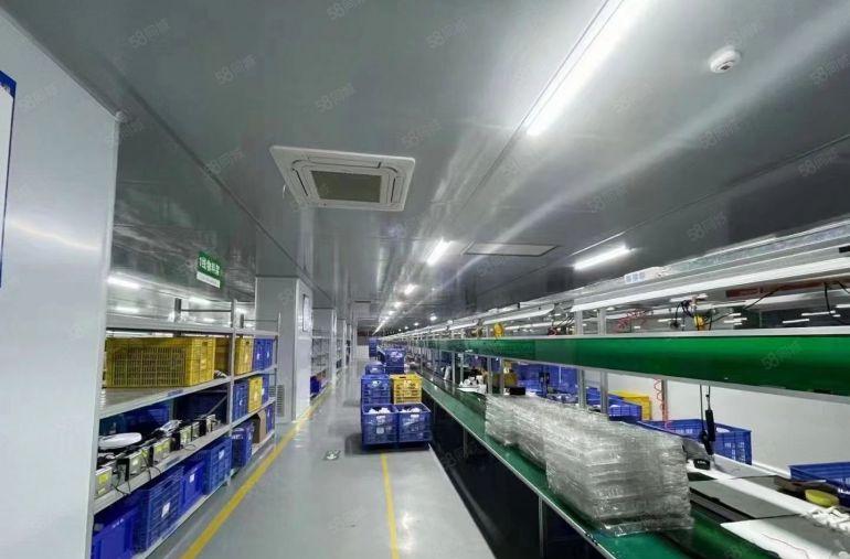 石岩上屋地铁口附近2200平厂房出租精装修无尘车间设备电子