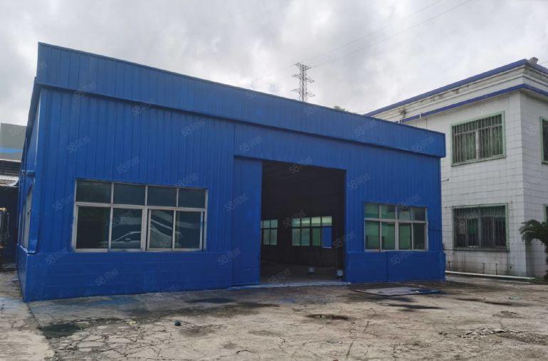 石岩300平独栋钢构 厂房招租 可进挂车 园区空地大