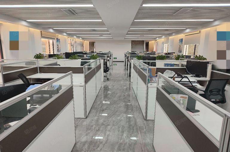 西乡新安地铁口附近原房东大型园区楼上1050方精装修厂房出租