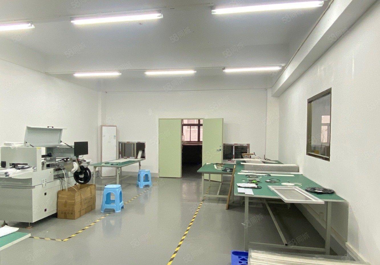 石岩塘头楼上1150平方精装修原房东红本工业仓库厂房出租